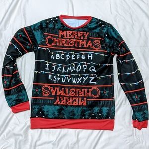 Stranger Things Ugly Christmas Sweater Unisex